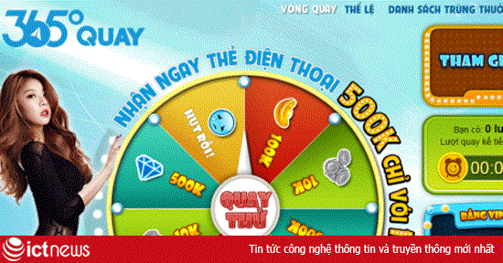 Mua thẻ điện thoại 500.000 đồng giá 1.000 đồng trên VTC 365