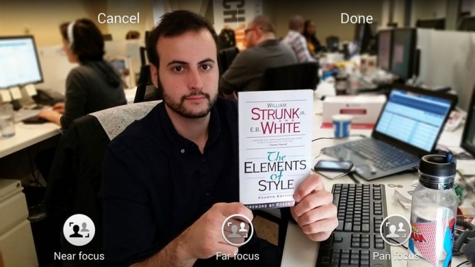 Lấy nét ảnh sau khi chụp bằng Galaxy S5