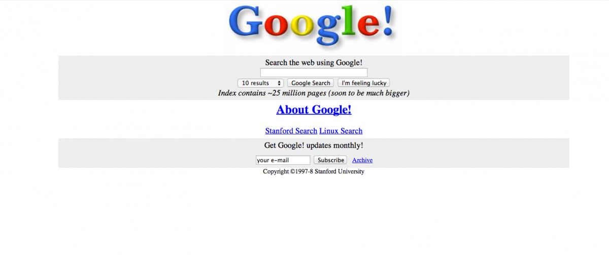 Google, Sergey Brin, Larry Page, tìm kiếm internet