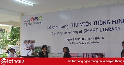 Samsung tài trợ hơn 1 tỉ đồng cho thư viện thông minh tại Đà Nẵng
