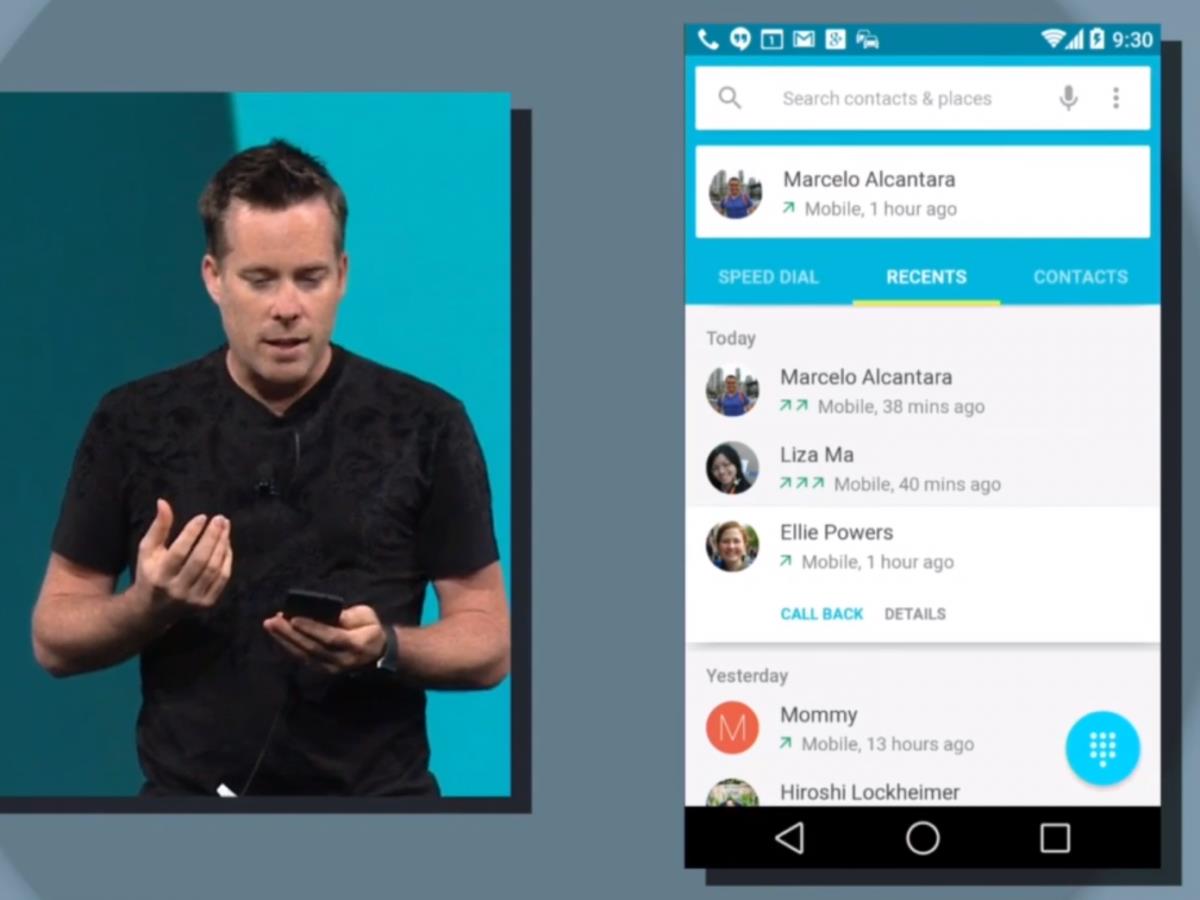Android L, Android, smartphone, tablet, smartwatch
