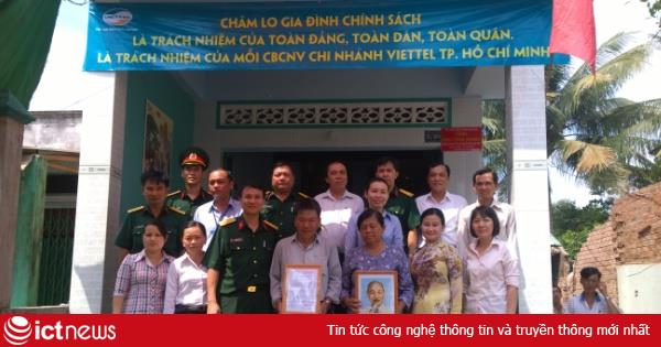 Viettel TP.HCM trao 5 nhà tình nghĩa cho gia đình chính sách