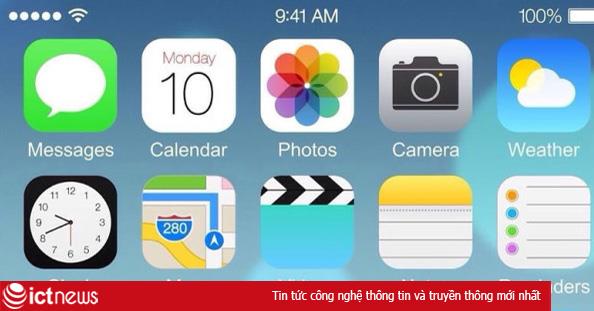 Lộ ảnh chụp màn hình iPhone 6 chạy iOS 8