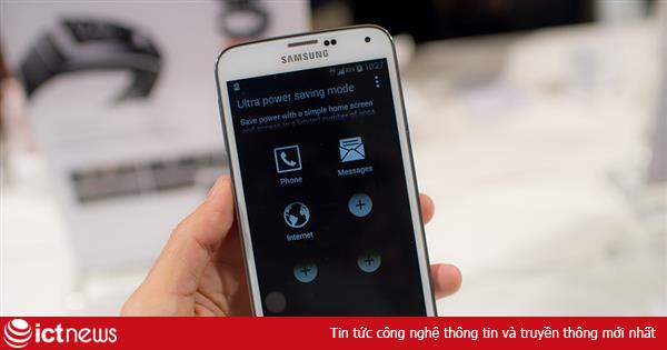 Video: chế độ siêu tiết kiệm pin trên Galaxy S5