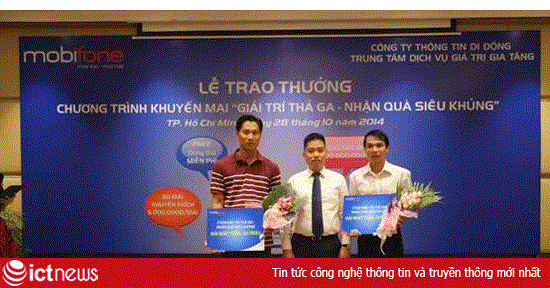 MobiFone trao thưởng 50 triệu đồng cho khách hàng dùng thử dịch vụ