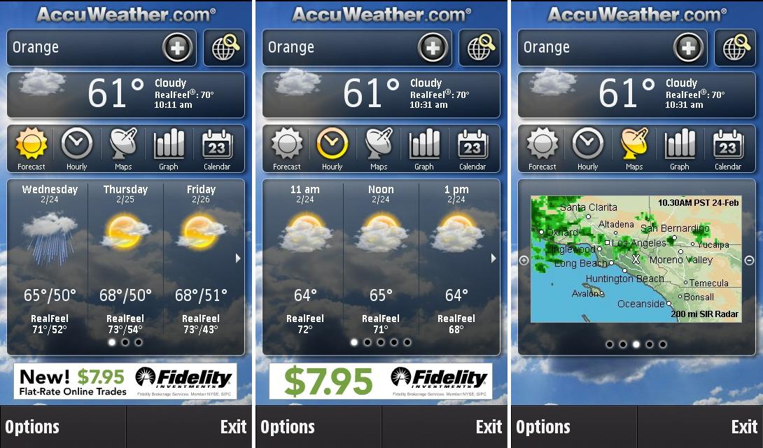ứng dụng hay, ứng dụng thời tiết, ứng dụng android, ứng dụng iphone