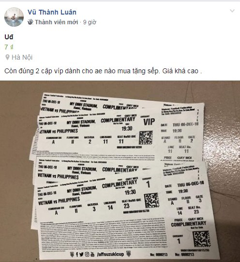 Vé chợ đen trận bán kết lượt về Việt Nam và Philippines chững lại, dân phe lo sốt vó - ảnh 1