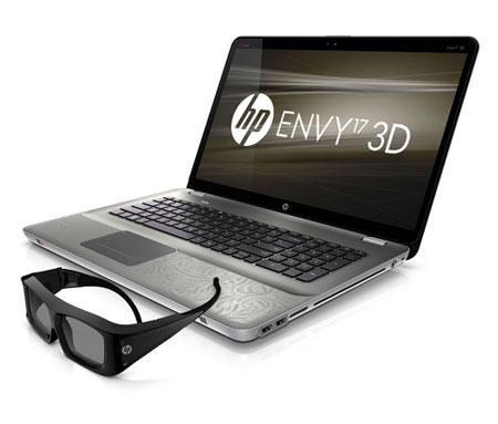 HP, Sony chạy đua trình làng laptop 3D đầu tiên