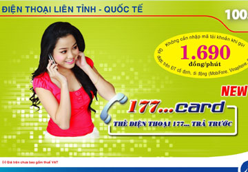 Gọi 1771 quốc tế chỉ còn 1.690 đồng/phút