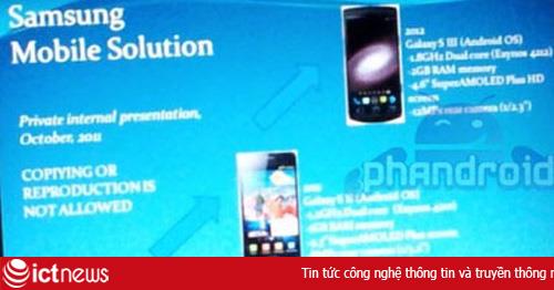 Samsung Galaxy S III chọn Luân Đôn làm thị trường trung tâm