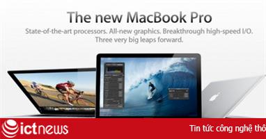 Apple trình làng MacBook Pro thế hệ mới