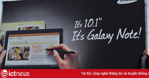 Galaxy Note màn hình 10 inch ra mắt ngày mai