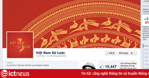 Tìm hiểu lịch sử Việt Nam qua Facebook Timeline