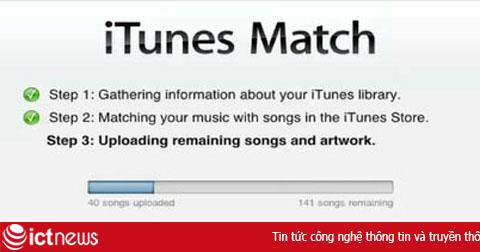 Apple sắp ra mắt dịch vụ iTunes Match