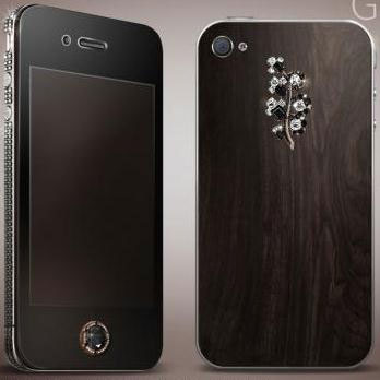 “Tuyệt tác” iPhone 4 gắn kim cương đen cho phái đẹp