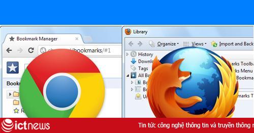 Cách chia sẻ Bookmark giữa các trình duyệt