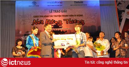 Mr Dâu Tây đạt giải truyện tranh trên di động