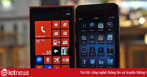 Điện thoại Lumia vượt smartphone BlackBerry về doanh số