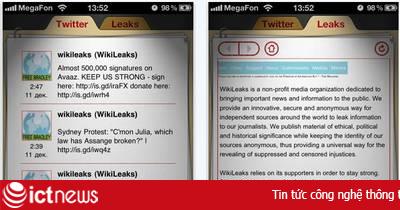 Apple nói không với WikiLeaks