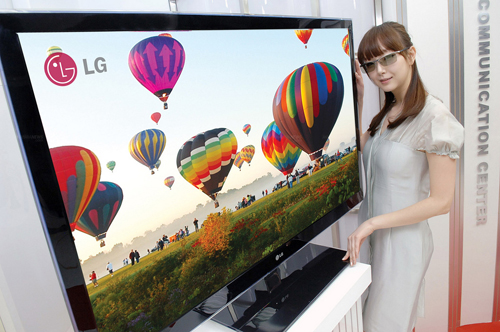 LG LW9500, TV 3D thụ động đắt tiền