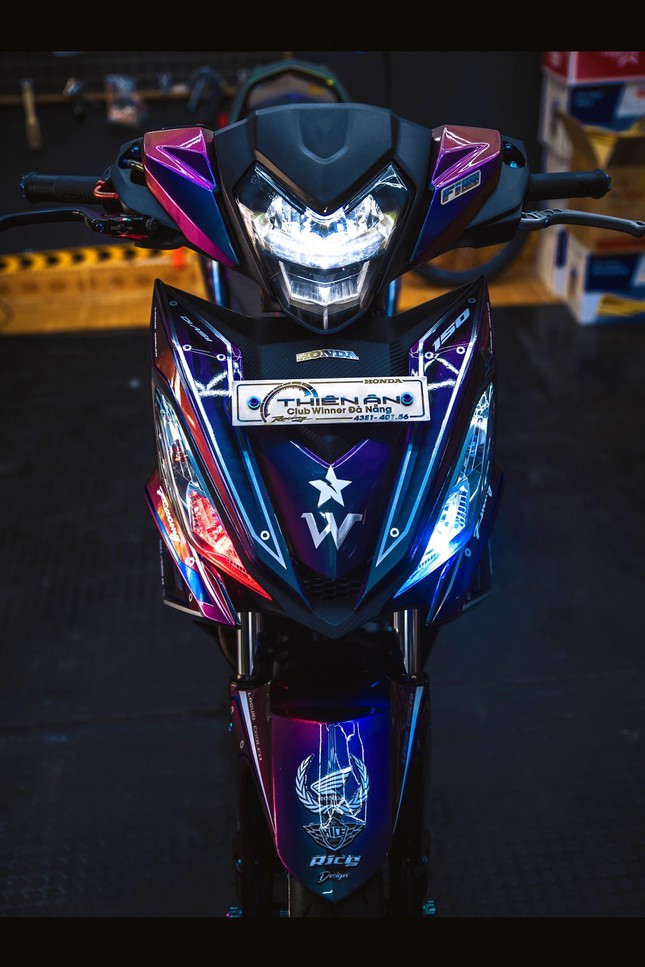 Honda Winner gắn loạt đồ chơi hàng hiệu của biker Đà Nẵng ảnh 3