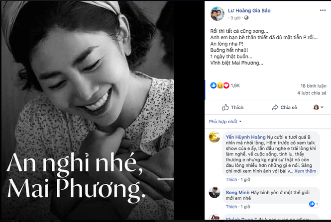 'Xin đừng chia sẻ hình ảnh, clip lúc cuối đời, hãy để Mai Phương yên nghỉ' - ảnh 1