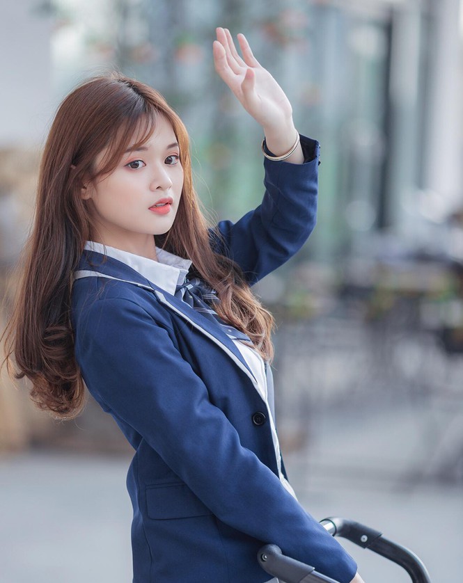 Nữ sinh ‘gây xao xuyến’ với nhan sắc ngọt ngào, ước mơ trở thành nhà báo - ảnh 3