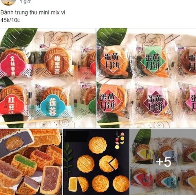 Bánh trung thu mini 3.000 đồng/cái tung hoành chợ mạng - ảnh 1