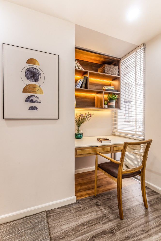 Căn chung cư đẹp cuốn hút của vợ chồng trẻ Hà Nội - ảnh 9