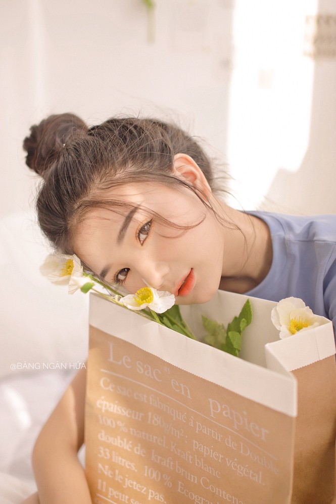 Nữ sinh 10X Bình Dương sở hữu nhan sắc ngọt ngào tựa “búp bê lai” - ảnh 2