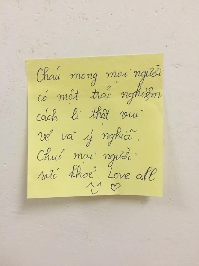 Lời nhắn của nữ sinh thức đến 2h giờ sáng dọn phòng cho người cách ly - ảnh 6