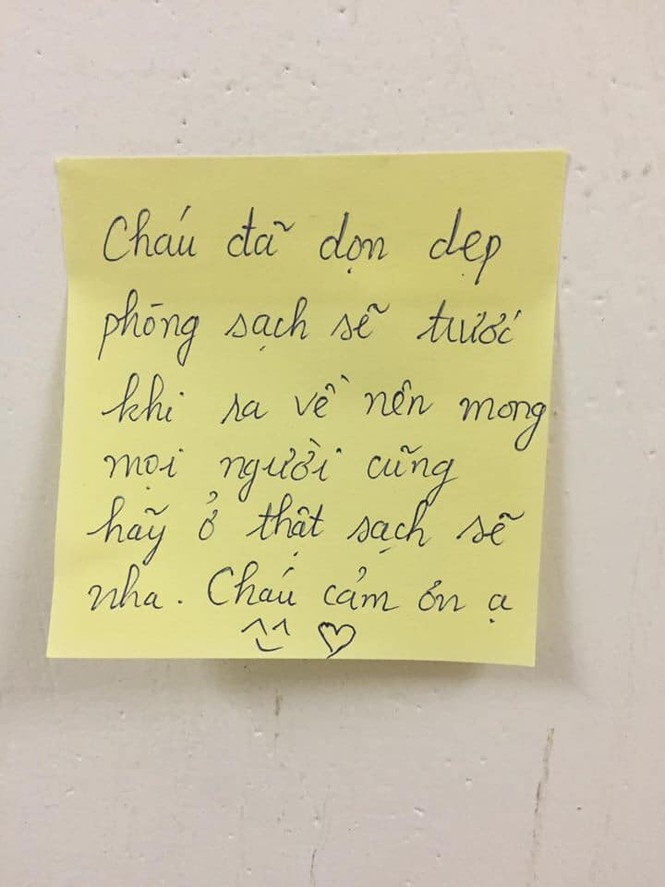 Lời nhắn của nữ sinh thức đến 2h giờ sáng dọn phòng cho người cách ly - ảnh 7