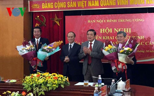 Trao quyết định bổ nhiệm 2 Phó Trưởng Ban Nội chính Trung ương - ảnh 1