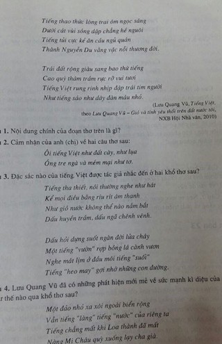 Shop TIN 3/7: Em gái cố nhà thơ Lưu Quang Vũ: Bản gốc bài thơ là chữ