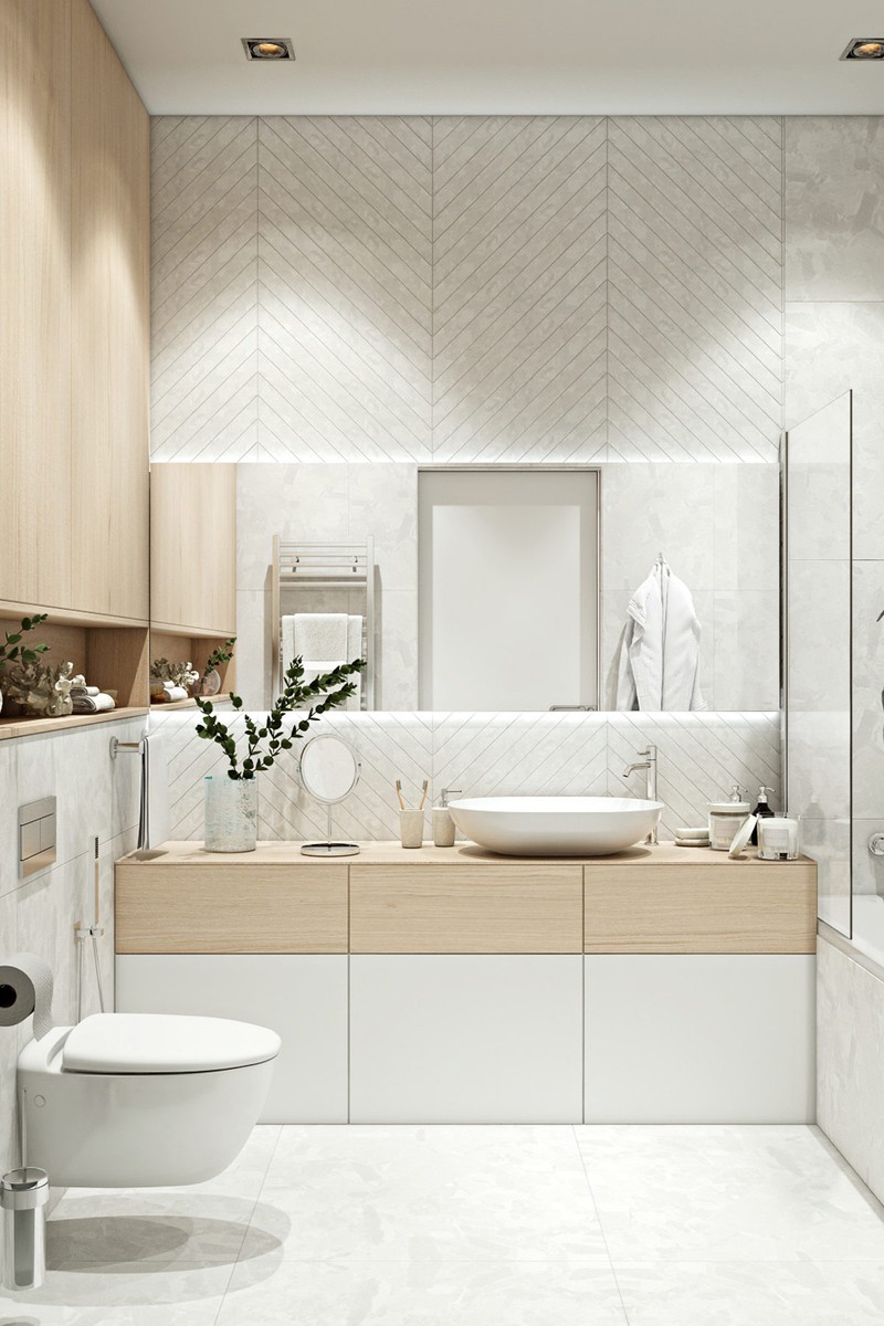 can ho 2 phong ngu duoc thiet ke dep mat hinh 14