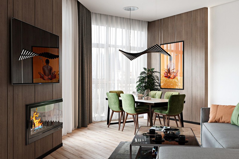 can ho 2 phong ngu duoc thiet ke dep mat hinh 4