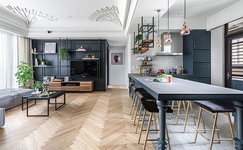 vo chong moi cuoi trang tri can ho voi gu tham my tinh te hinh 3