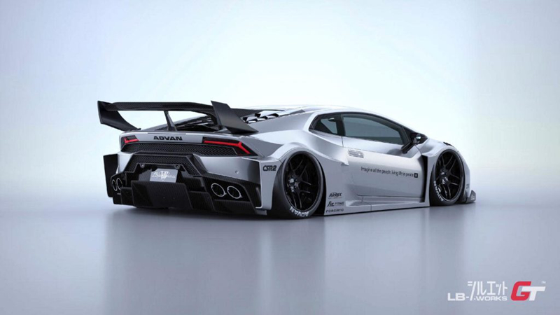 liberty walk ra mat goi do khong dinh tan cho lamborghini huracan hinh 2