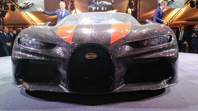 bugatti mang chiron super sport 300+ bui ban, con trung di trien lam hinh 2