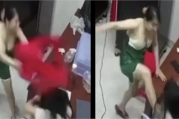 Phẫn nộ khi xem đoạn clip mẹ ruột bạo hành con gái
