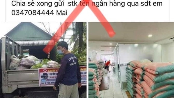 Cảnh báo thủ đoạn lừa đảo “hỗ trợ người dân khó khăn do dịch bệnh”