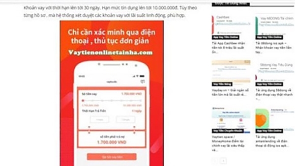 Cảnh giác với chiêu lừa đảo cho vay tiền online lãi suất thấp