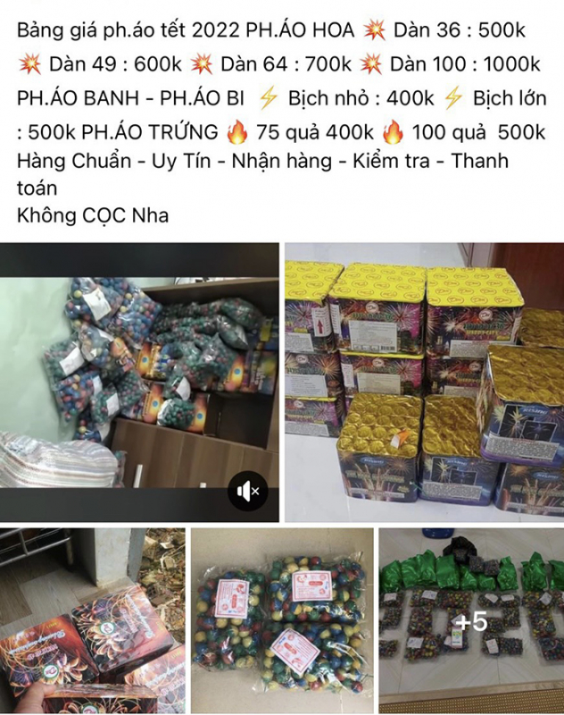 Thâm nhập “chợ” pháo lậu online -0