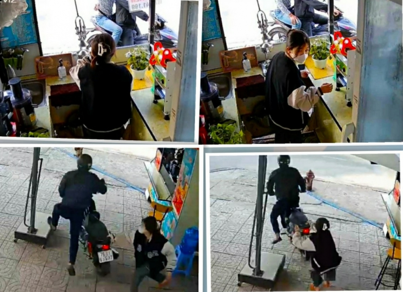 Nữ sinh viên “giành lại” chiếc xe của mình từ 4 đối tượng dàn cảnh -0