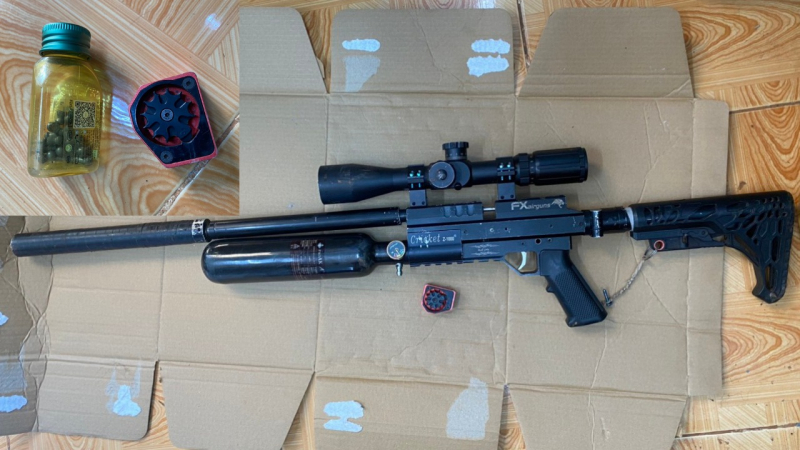 Đã bắt “trùm cờ bạc” Võ Hoài Thanh thu được súng và ma túy -0