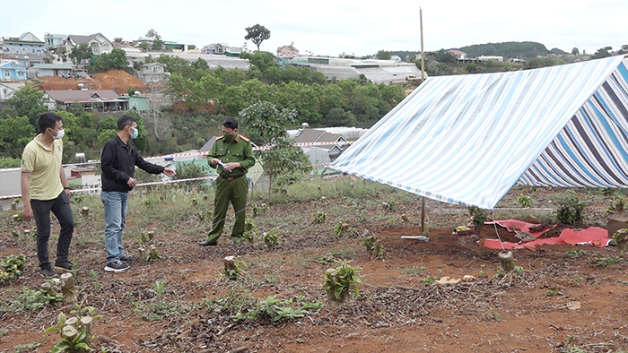 Phá nhanh vụ án bộ xương người trong vườn cà phê -0