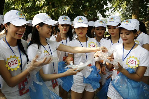 Ngắm những người đẹp chung tay bảo vệ môi trường - ảnh 1
