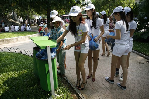 Ngắm những người đẹp chung tay bảo vệ môi trường - ảnh 9