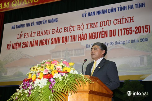 Phát hành đặc biệt bộ tem “Kỷ niệm 250 năm sinh Nguyễn Du” - ảnh 2