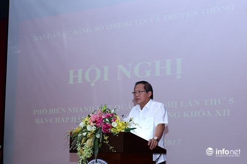 Bộ TT&TT phổ biến kết quả Hội nghị lần thứ 5 BCH Trung ương Đảng khoá XII - ảnh 1